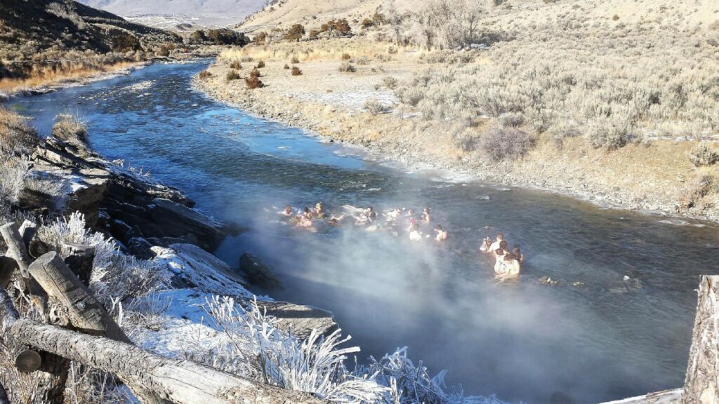 Yellowstone National Park - Boiling River Hot Springs