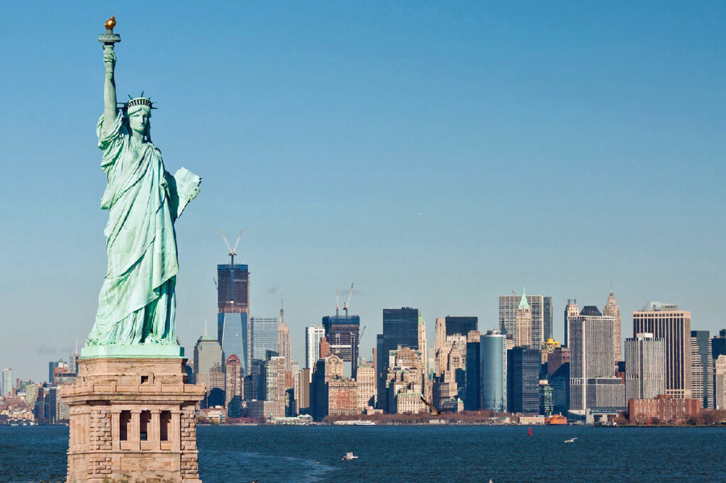 New York City - Statua della Libertà e Ellis Island