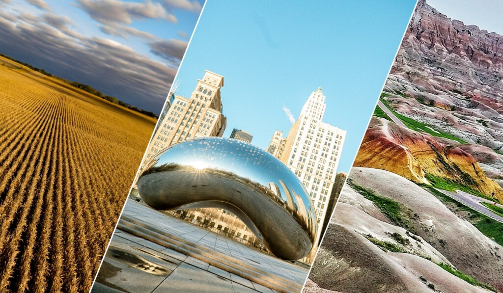 7 Regioni degli Stati Uniti - Midwest